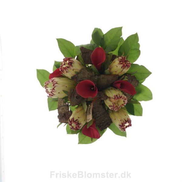protea og kalla blomsterbuket 1